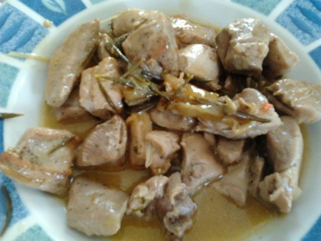 Spezzatino di vitello al vino bianco